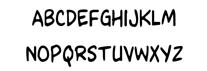 Kangaroo Court Condensed Font LOWERCASE