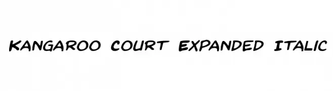 Kangaroo Court Expanded Italic  नि: शुल्क फ़ॉन्ट्स डाउनलोड