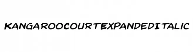 Kangaroo Court Expanded Italic  Frei Schriftart Herunterladen