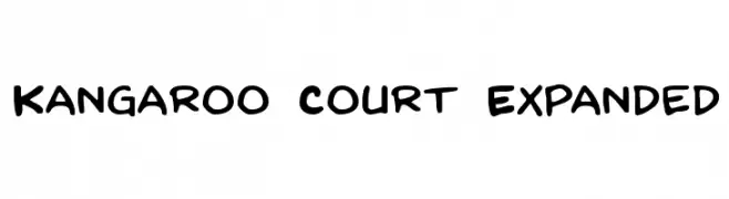 Kangaroo Court Expanded  नि: शुल्क फ़ॉन्ट्स डाउनलोड