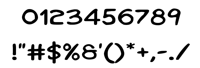 Kangaroo Court Expanded Font OTHER CHARS