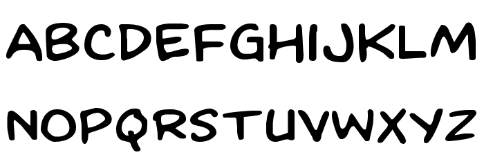 Kangaroo Court Expanded Font LOWERCASE
