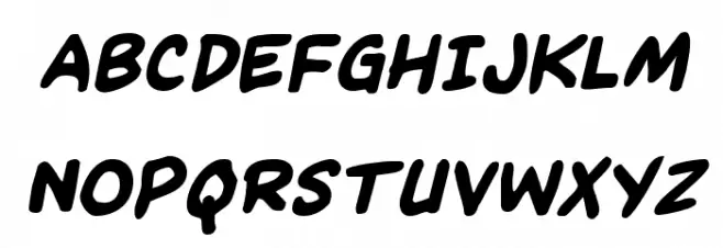 Kangaroo Court Italic Шрифта ВЕРХНИЙ