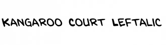 Kangaroo Court Leftalic  Fuentes Gratis Descargar