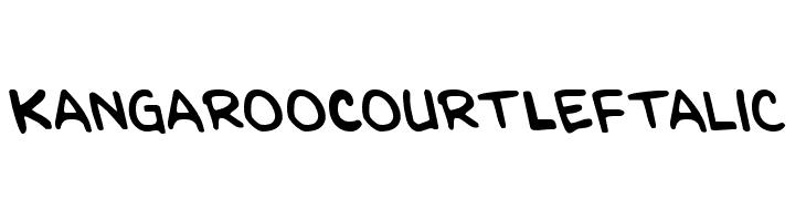 Kangaroo Court Leftalic  Frei Schriftart Herunterladen