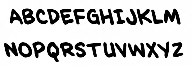 Kangaroo Court Leftalic Schriftart Groß