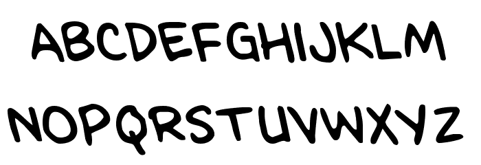 Kangaroo Court Leftalic Font LOWERCASE