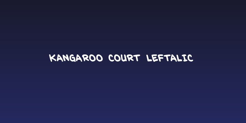 Kangaroo Court Leftalic Social Header