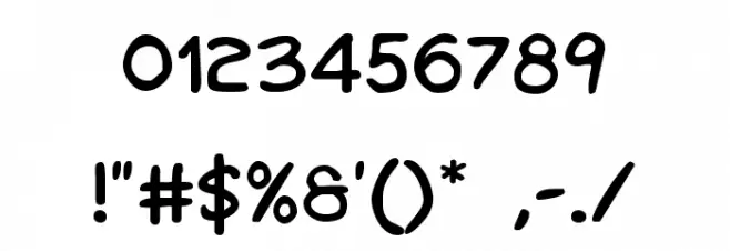 Kangaroo Court Regular Font OTHER CHARS