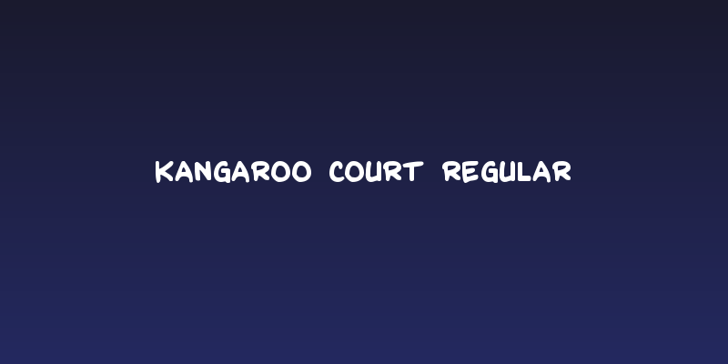 Kangaroo Court Regular Social Header