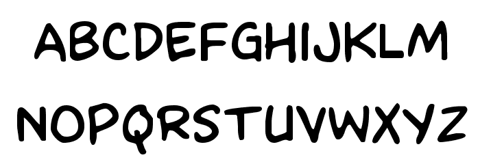 Kangaroo Court Regular Font LOWERCASE