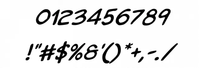 Kangaroo Court Rotalic Font OTHER CHARS