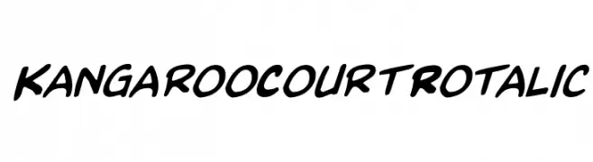 Kangaroo Court Rotalic  تنزيل الخطوط