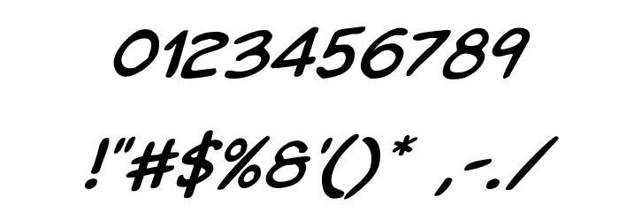 Kangaroo Court Rotalic Font OTHER CHARS