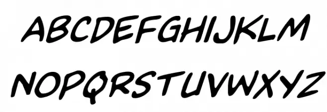 Kangaroo Court Rotalic Font Litere mici