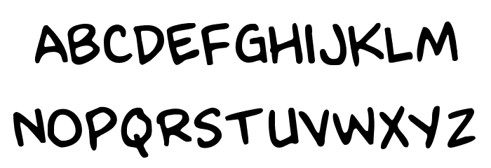 Kangaroo Court Rotated Regular Font LOWERCASE