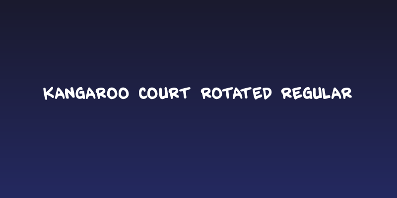 Kangaroo Court Rotated Regular Social Header