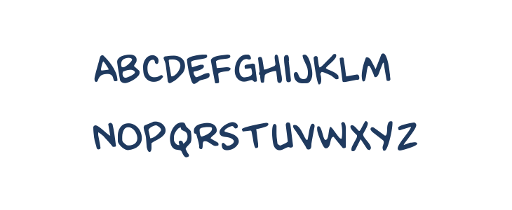 Kangaroo Court Rotated Regular Lowercase