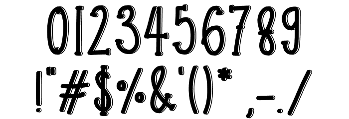Kangaroo Font OTHER CHARS