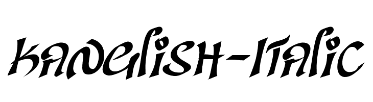 Kanglish-Italic  Descarca Fonturi Gratis