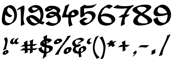 Kanglish-Regular Font OTHER CHARS