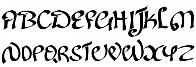 Kanglish-Regular Schriftart Groß