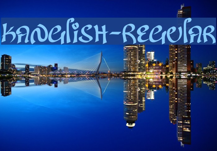 Kanglish-Regular Font examples