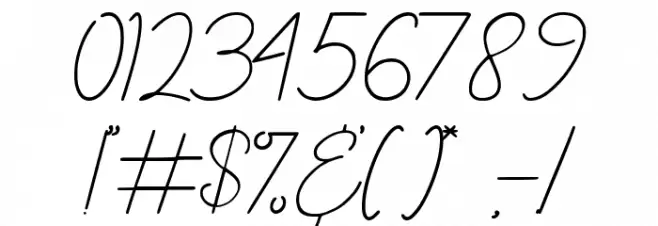 Kangtoni Font OTHER CHARS