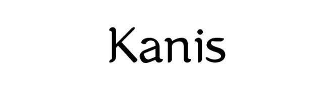Kanis  baixar fontes gratis