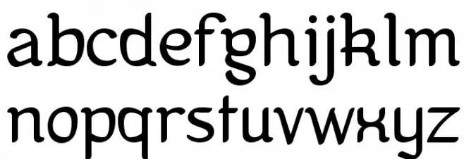 Kanis फ़ॉन्ट लोअरकेस