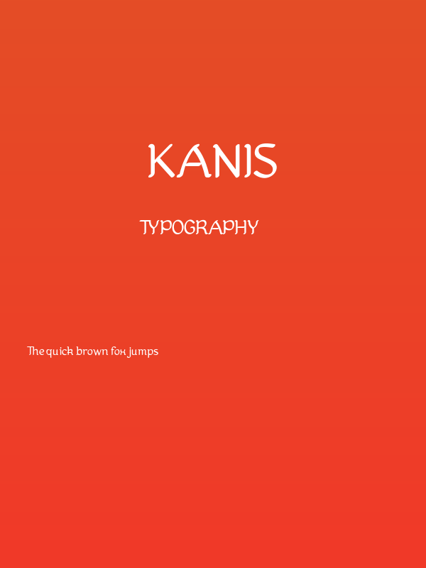 Kanis Poster