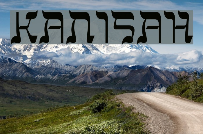 Kanisah Font examples