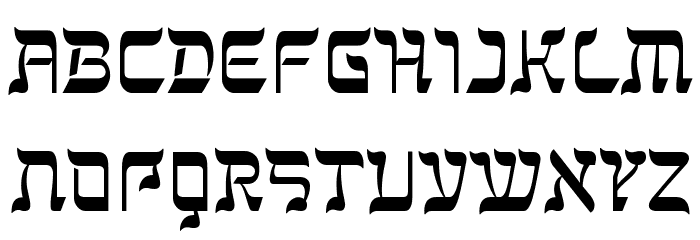 Kanisah Font LOWERCASE