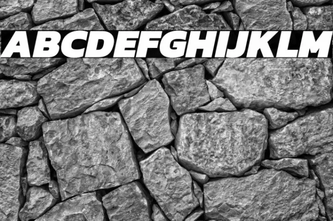 Kanit Black Italic Font examples