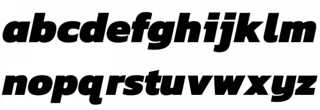 Kanit Black Italic Fuentes MINÚSCULAS