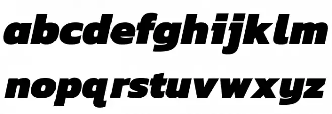 Kanit Black Italic Polices MINUSCULES