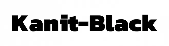 Kanit-Black  Fuentes Gratis Descargar