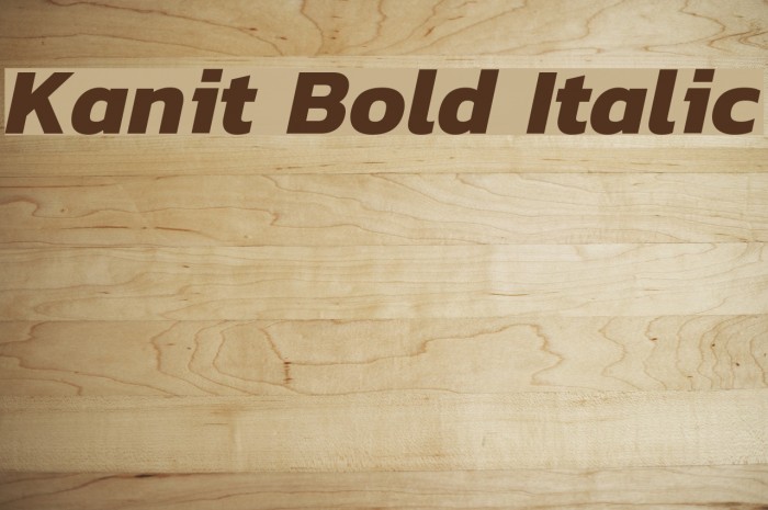 Italics examples. Шрифт SEMIBOLD Kanit.