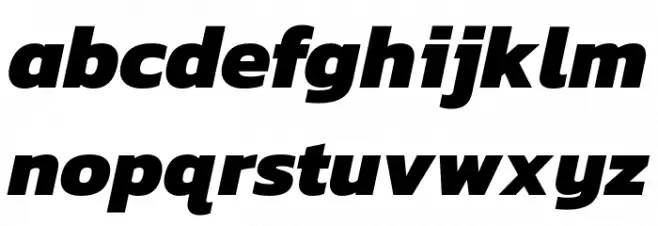 Kanit ExtraBold Italic خط أحرف صغيرة