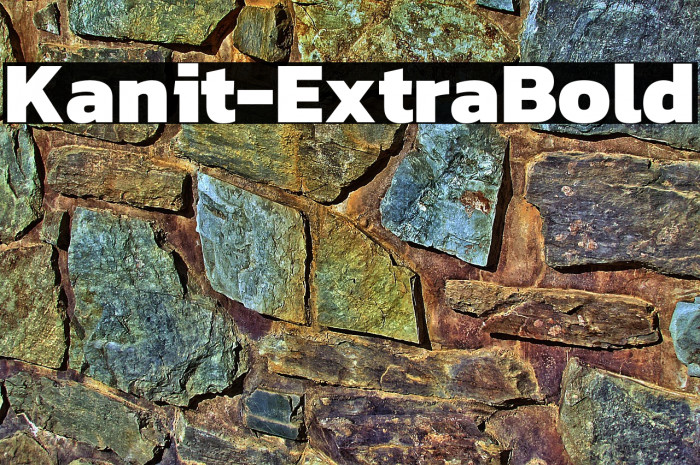 Kanit-ExtraBold Example 2