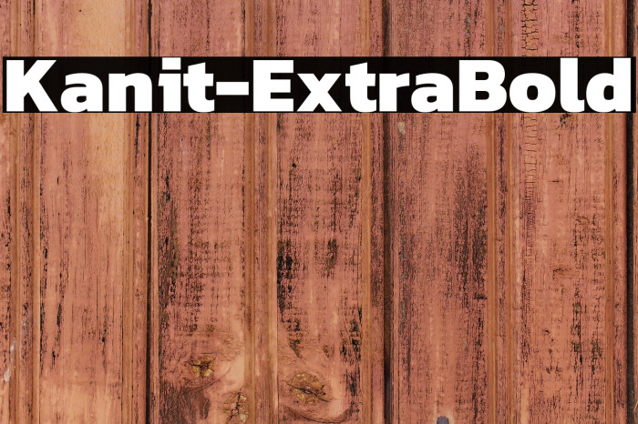 Kanit-ExtraBold Example 3