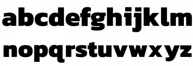 Kanit ExtraBold Fonte MINÚSCULAS
