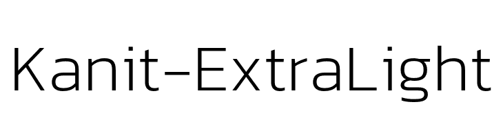 Kanit-ExtraLight  لخطوط تنزيل
