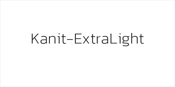 Kanit-ExtraLight Logo