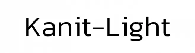 Kanit-Light  Fuentes Gratis Descargar