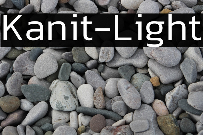 Kanit-Light Example 2