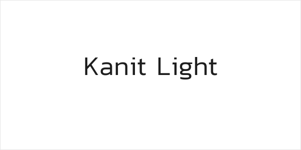Kanit Light Logo