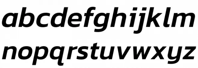 Kanit Medium Italic Fuentes MINÚSCULAS
