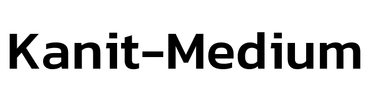 Kanit-Medium  font caratteri gratis