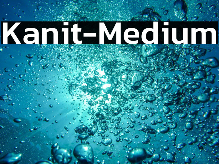 Kanit-Medium Example 2